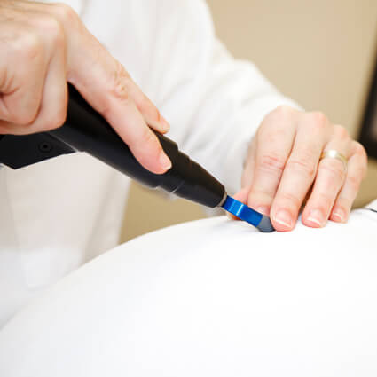 activator tool on male patient