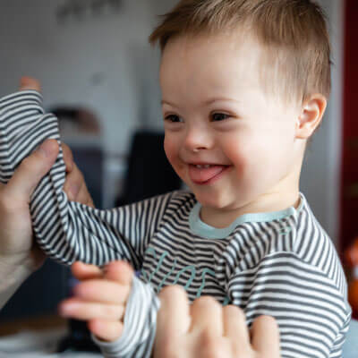 Happy toddler boy