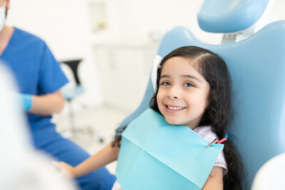 calm child ready for check up