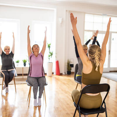 chair yoga class