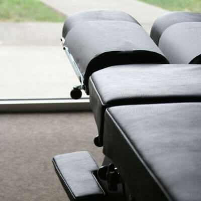 a chiropractic adjusting table