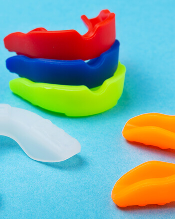 Colourful mouthguards