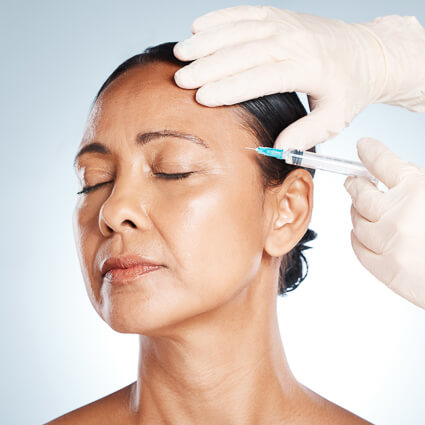 Patient Treated With Facial Injectables