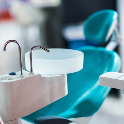 empty dentists chair