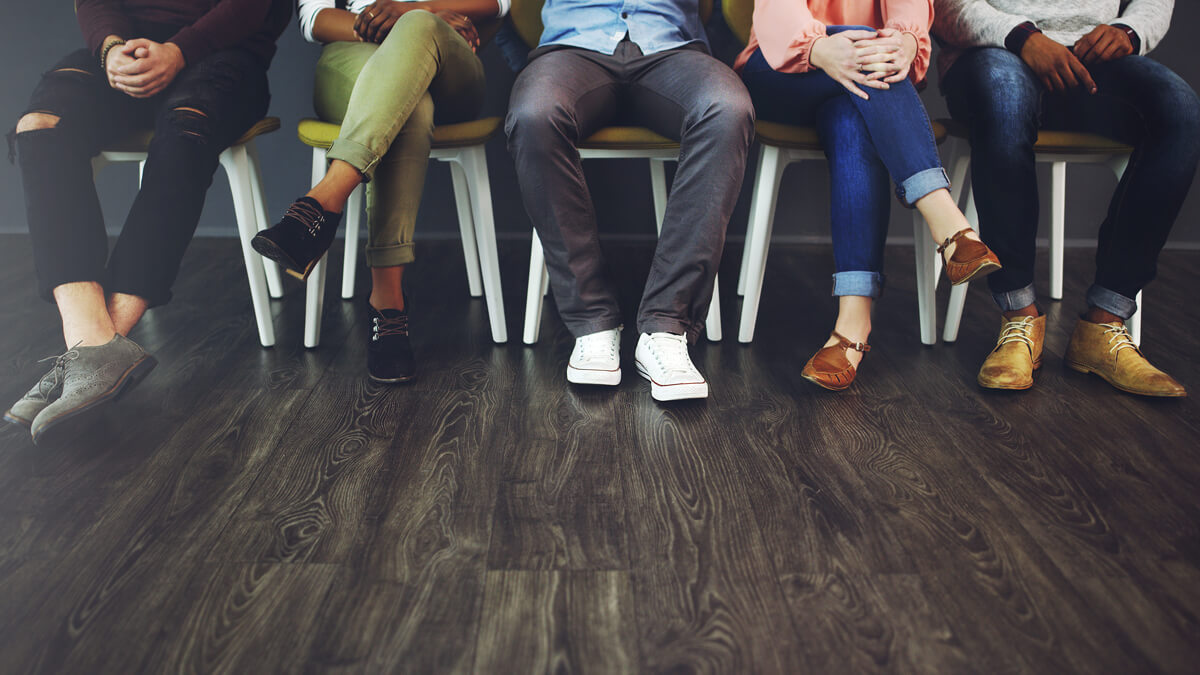 people sitting in waiting room