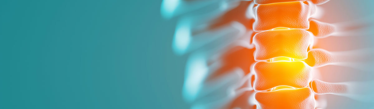 Illustration of a human spine