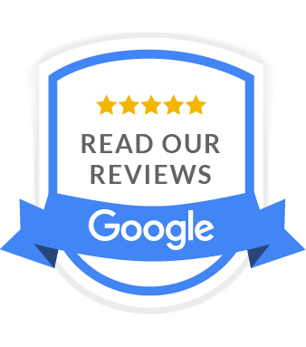 Read Our Reiews on Google badge