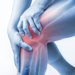 Knee pain illustration