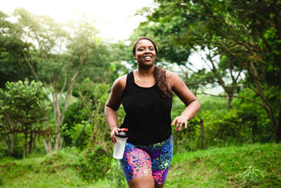 Woman running