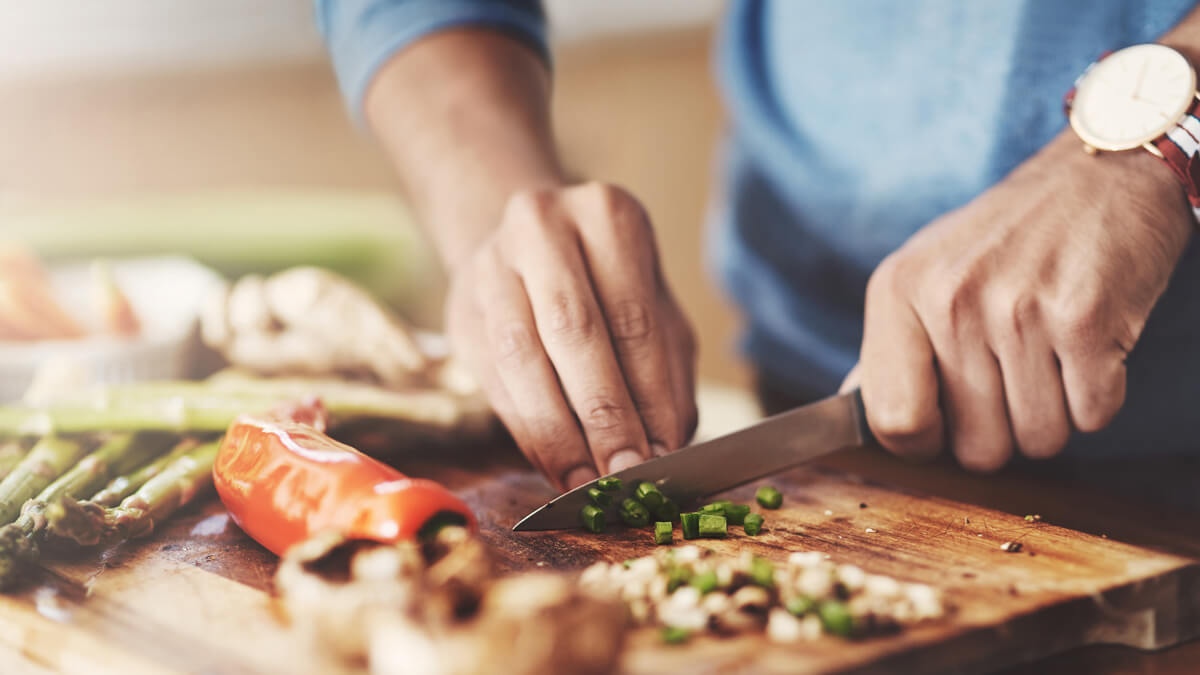 Preparing food