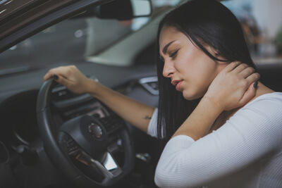 neck pain in driver seat