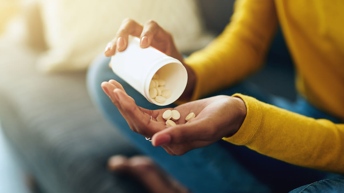 Pouring out pills