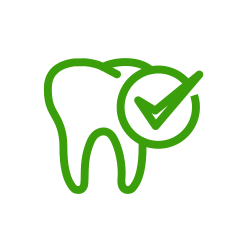 Dental fillings illustration