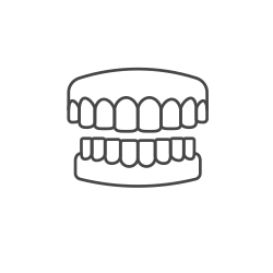 Illustration of dentures