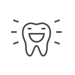 Happy tooth illustration