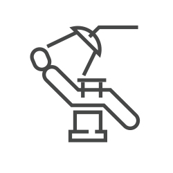 Dental chair illustration