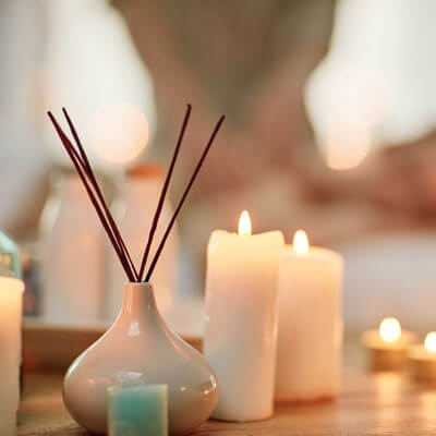 candles with calming flame