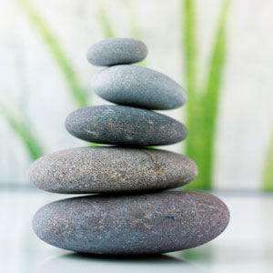 Pile of stacked stones