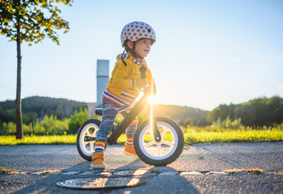 Toddler biking