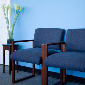 chairs in waiting area