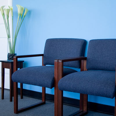 chairs in a waiting area